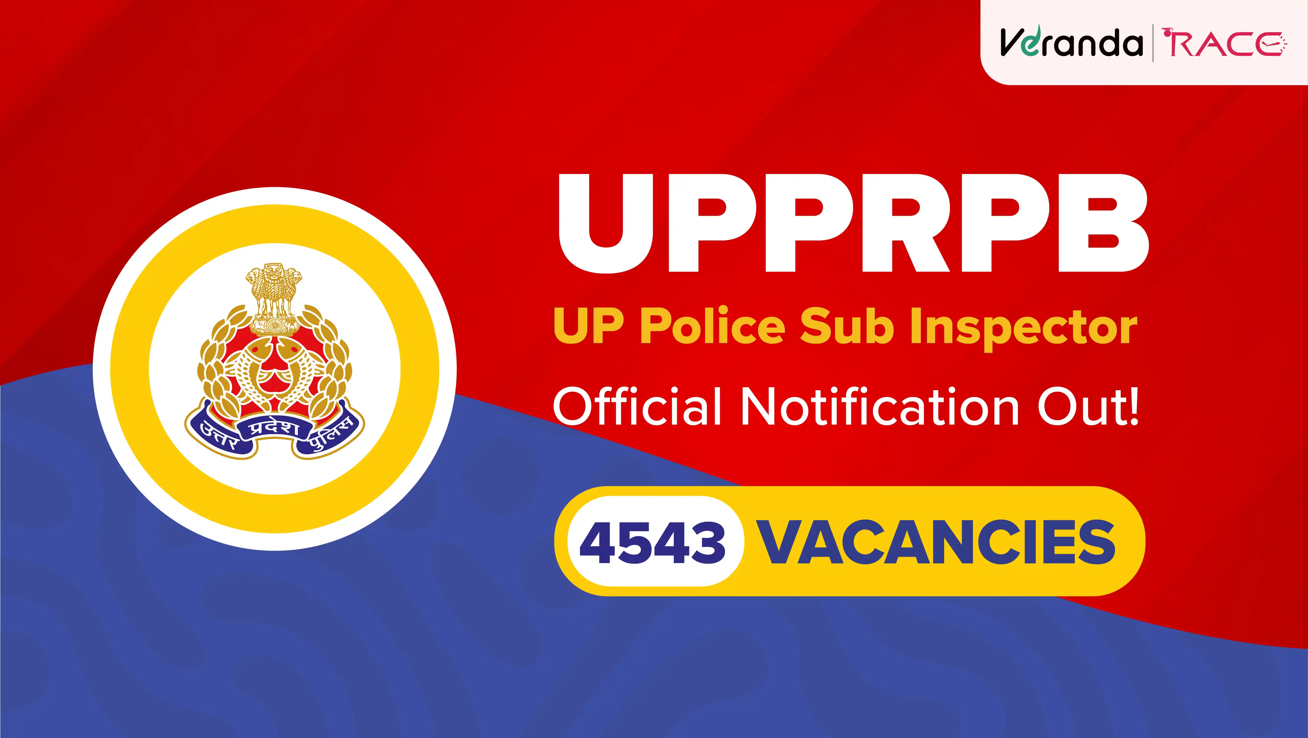 UP SI Police Notification 2025 Out for 4543 Sub Inspector Posts; Eligibility, Vacancy, Fee, Apply Now @ https://uppbpb.gov.in/